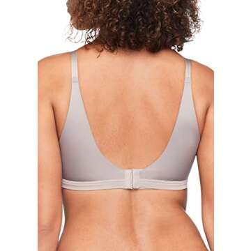 Warner's womens No Side Effects Underarm and Back-smoothing Comfort Wireless Lift T-shirt Rn2231a T ...