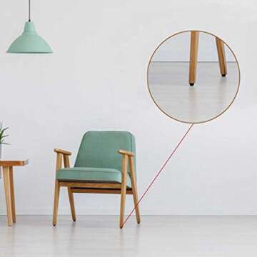 TopPerfekt 120 Pieces Soft Cutting Board Rubber Feet with 304 Stainless Steel Screws, 0.31 x 0.59 (HD), Not Slip, Non Marking, Anti-Skid, Fine Grips for Furniture, Electronics and Appliances