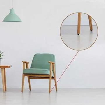 TopPerfekt 120 Pieces Soft Cutting Board Rubber Feet with 304 Stainless Steel Screws, 0.31 x 0.59 (H...