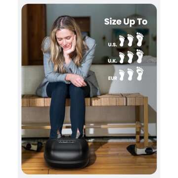 RENPHO Foot Massager Machine with Heat, FSA HSA Approved Products Only, Foot Massager for Circulatio...