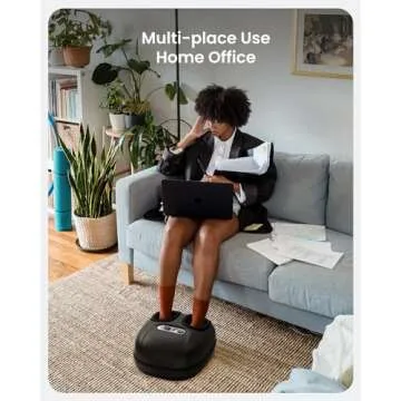 RENPHO Foot Massager Machine with Heat, FSA HSA Approved Products Only, Foot Massager for Circulation and Pain Relief, Christmas Gifts, Size Up to 11