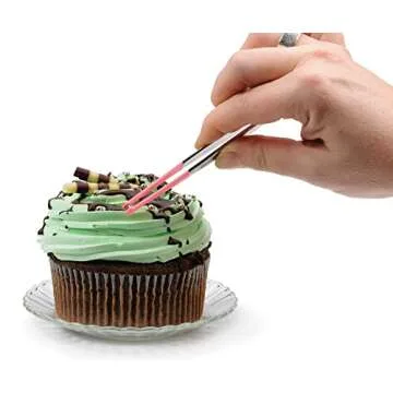 RSVP Stainless Steel Baking Tweezers for Perfect Decoration