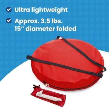 WeatherPod® The Original Shark Tank ChairPod® Pop-Up Pod - 1 Person Wearable Pod for Wheelchairs, Folding Chairs, Camping Chairs - Offers Protection from the Wind, Rain, & Cold - Chair Tent for Sports