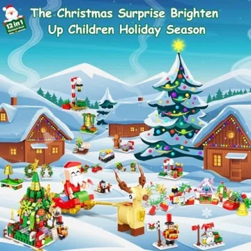 2024 Advent Calendar Building Blocks Countdown Gift Set
