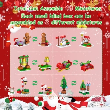 2024 Advent Calendar Building Blocks Countdown Gift Set