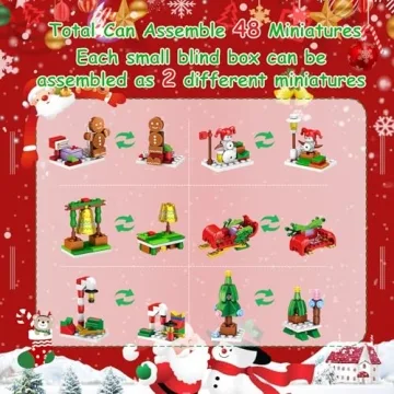 2024 Advent Calendar Building Blocks Countdown Gift Set