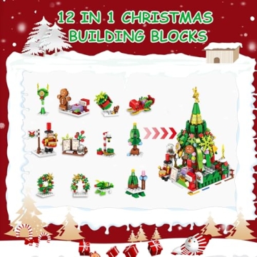 2024 Advent Calendar Building Blocks Countdown Gift Set