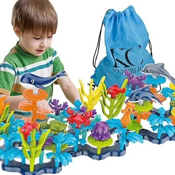 KC Republic Ocean Reef 125 pcs Toy Set for Ages 3-6