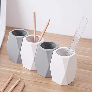 YOSCO Silicone Pencil Holder Functional Geometric Design