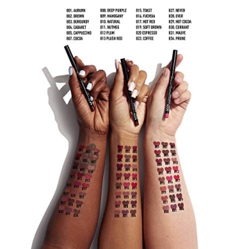 NYX Slim Lip Pencil - Long-Lasting & Creamy Mahogany