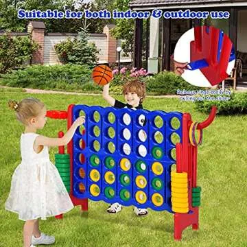 Costzon Giant 4-in-A-Row Game Set for All Ages