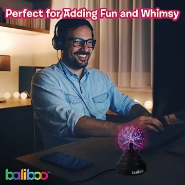 Mini Plasma Ball Lamp - Interactive Plasma Globe Light