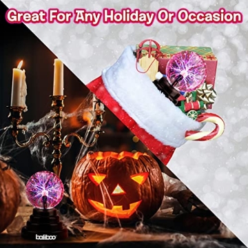 Mini Plasma Ball Lamp - Interactive Plasma Globe Light