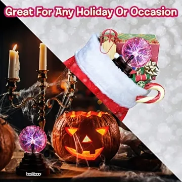 Mini Plasma Ball Lamp - Interactive Plasma Globe Light