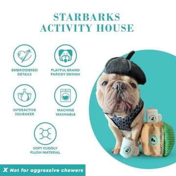 Starbarks Activity House - Fun Plush Dog Toy for All Breeds