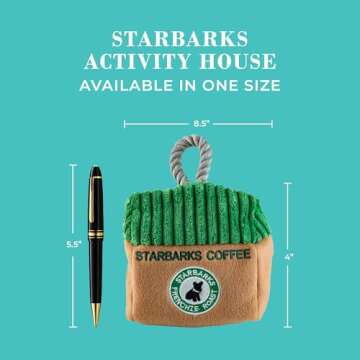 Starbarks Activity House - Fun Plush Dog Toy for All Breeds