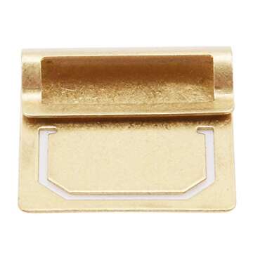 Airlove Retro Brass Bookmark Set - Stylish Stationery Gifts (6pcs)