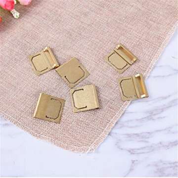 Airlove Retro Brass Bookmarks - Vintage Style (6pcs)