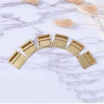 Airlove Retro Brass Bookmarks - Vintage Style (6pcs)