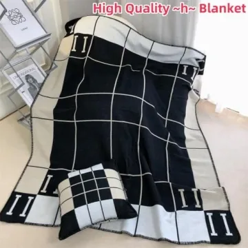 Premium Cashmere Plaid Blanket Soft Warm Cozy Throw