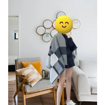 Premium Cashmere Plaid Blanket Soft Warm Cozy Throw