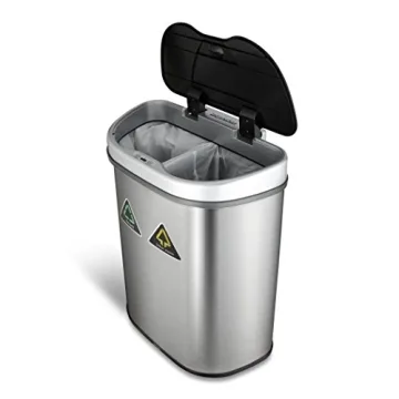 Ninestars Touchless Motion Sensor Trash Can 70L