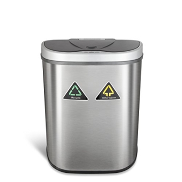 Ninestars Touchless Motion Sensor Trash Can 70L
