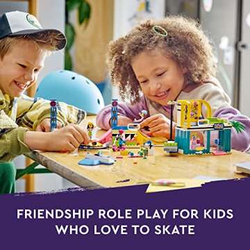 LEGO Friends Skate Park Set for Creative Play 6 Plus