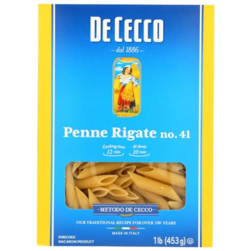DeCecco Pasta Penne Rigate Pack of 2 Authentic Italian Culinary Delight