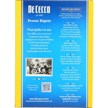 DeCecco Pasta Penne Rigate Authentic Italian Quality
