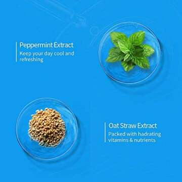 +WIS+ Natural Hydrating Moisturizing Face Mask 20 Sheets for Men, Oil Control, Shrink Pores, Acne Treatment, Anti Aging, Hydrolyzed Collagen Facial Sheet Mask, Vitamin C & E, After Shave Treatment