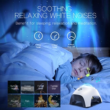 Aurora Galaxy Night Light Projector - 33 Effects & Bluetooth