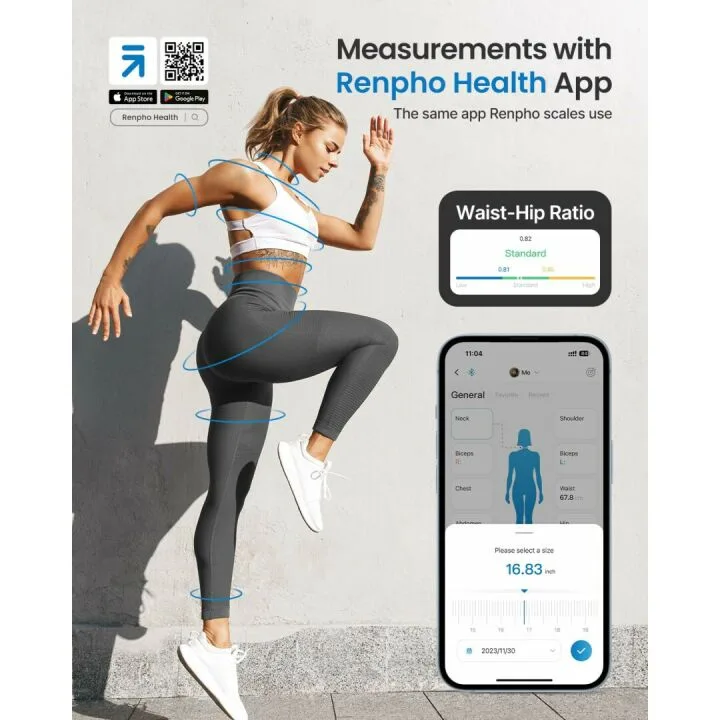 Bluetooth Smart Tape Measure for Body Measurement