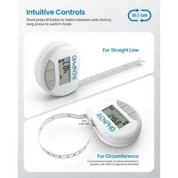 Bluetooth Smart Tape Measure for Body Measurement