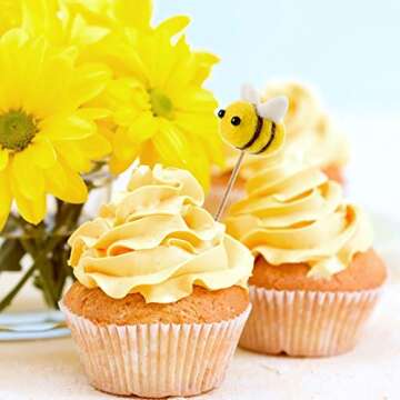 CINPIUK 12 Set Felt Bees for Unique DIY Crafts