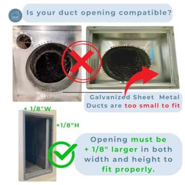 Worth Home Products - 14 Wide x 25 High Vertical Decorative AC Return for Walls Only - Wood Louvered Design - Primed White Vent Cover - Holds 14x25x1 Air Filter - Easy DIY Install Cold Air Intake