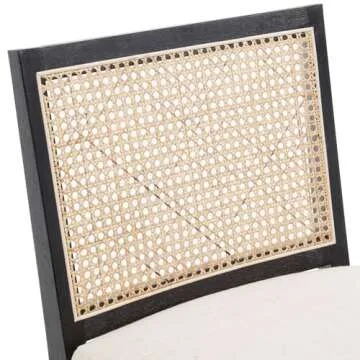 Stylish BESTANO Rattan Counter Stools Set of 2 | 26"