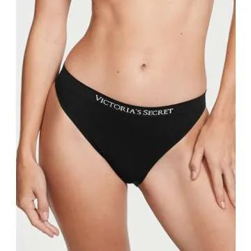 Victoria's Secret Seamless Bikini Panty Pack, Underwear for Women, 7 Pack, Core Basics (M)