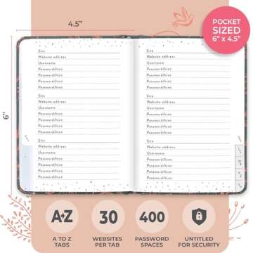 Boxclever Press Password Book. Keep Online Details Safe with this Password Keeper Book. Untitled Pas...