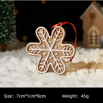 PTUANZRIT Gingerbread Man Ornaments for Festive Decor