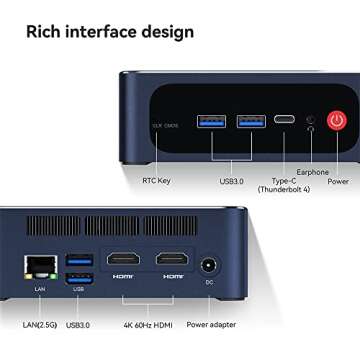 Beelink 5900HX Mini Gaming PC for High-Performance Tasks