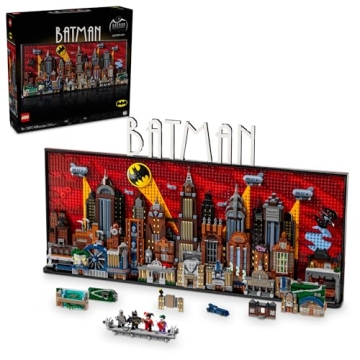 LEGO DC Batman: The Animated Series Gotham City Build and Display Adult Set with Minifigures, DC Col...