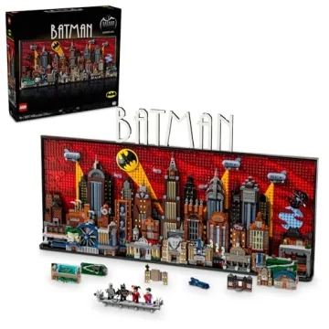 LEGO DC Batman: The Animated Series Gotham City Build and Display Adult Set with Minifigures, DC Col...