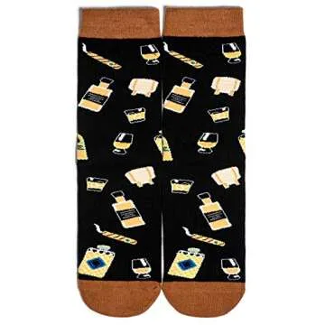 Lavley Fun & Funny Crew Socks - Novelty Gifts for All