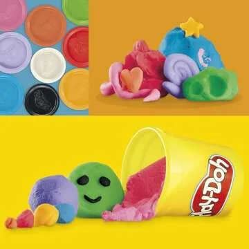 Play-Doh 9 Pack Favorite Color Set, Assorted Colors, 2 & 4 Ounce Modeling Compound Cans, Kids Arts & Crafts, Preschool Toys for 2 Year Old Girls & Boys & Up (Amazon Exclusive)