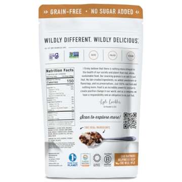 Wildway Keto Granola | Coconut Cashew | Grain-Free, Certified Gluten-Free Cereal | Vegan, Low Carb |...