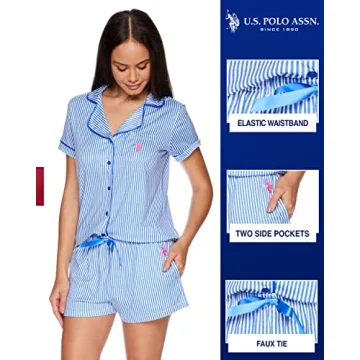 Stylish U.S. Polo Assn. Summer Pajama Set for Women