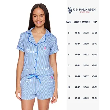 Stylish U.S. Polo Assn. Summer Pajama Set for Women