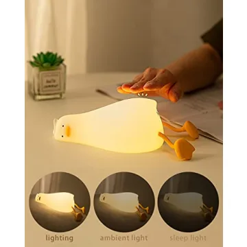HAPPYBAG Dimmable Duck Night Light for Nursery