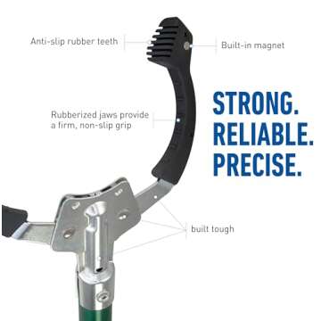 Unger Professional 36” Nifty Nabber – Reacher Grabber Tool & Trash Picker, Built-In Magnet & Ergonomic Grip, Grabber Reacher, Grabber Tool, Reacher’s & Grabbers for Seniors, Claw Grabber Pickup Tool